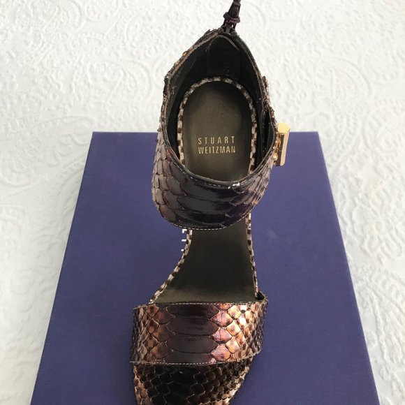 Stuart Weitzman Metallic Python Pumps - Picture 11 of 11